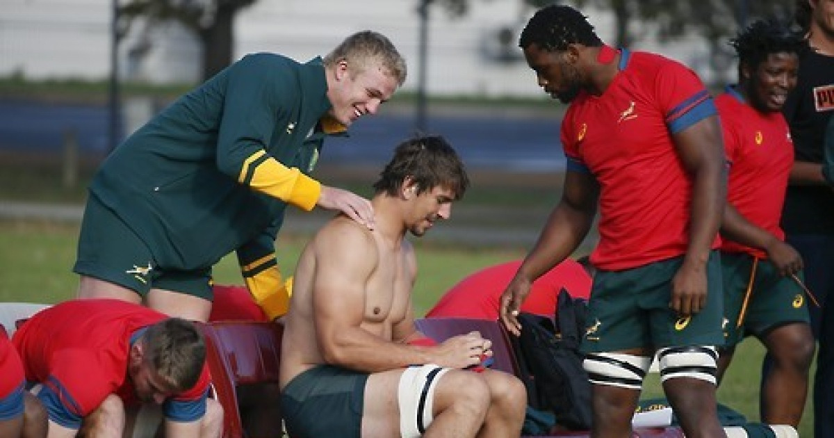 SOUTH AFRICA RUGBY UNION SPRINGBOK TRAINING