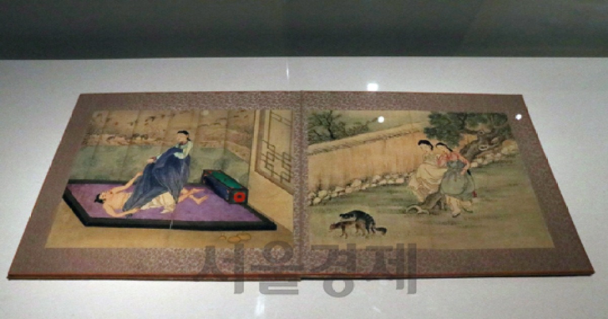 낭만적이고 해학적인 에로티시즘..조선 춘화 '무산쾌우첩'