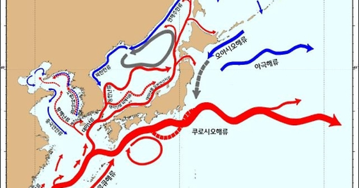 서한연안류·연해주한류..한반도 주변 해류 명칭 통일