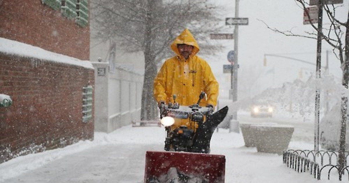 USA WEATHER SNOWSTORM