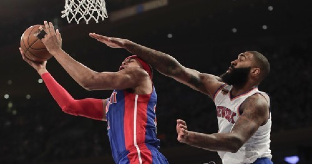 Pistons Knicks Basketball