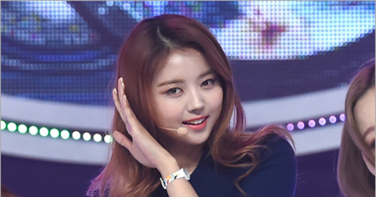 [MD포토] 프리스틴 나영 '미소 짓게 만드는 미소'