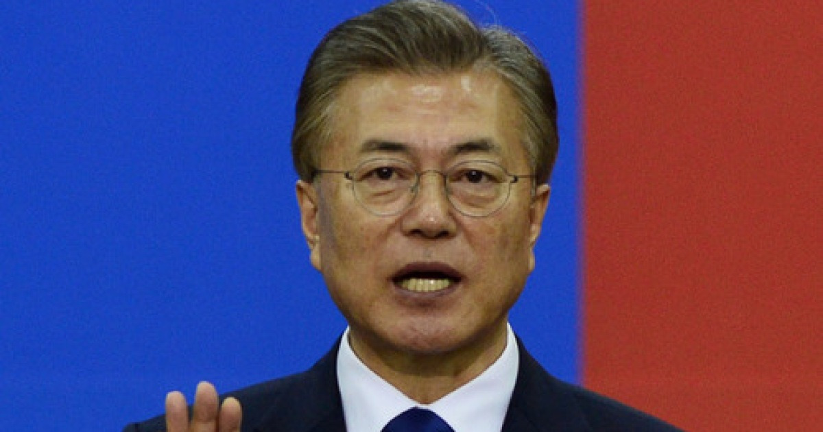 취임식 선서하는 문재인 대통령