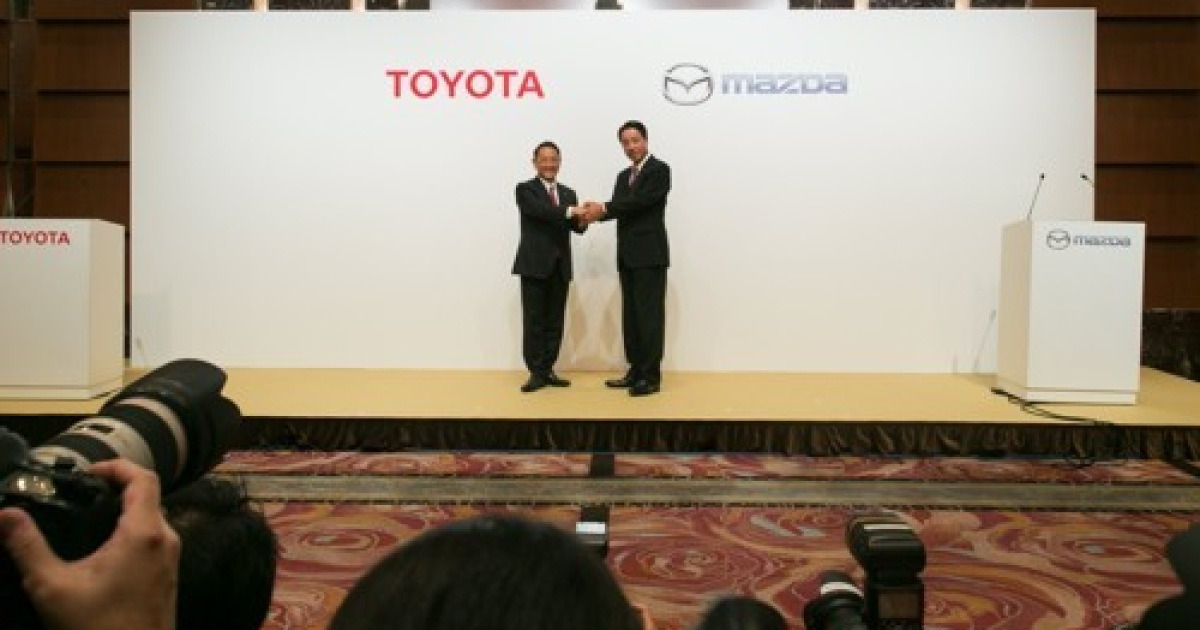 Japan automotive toyota mazda