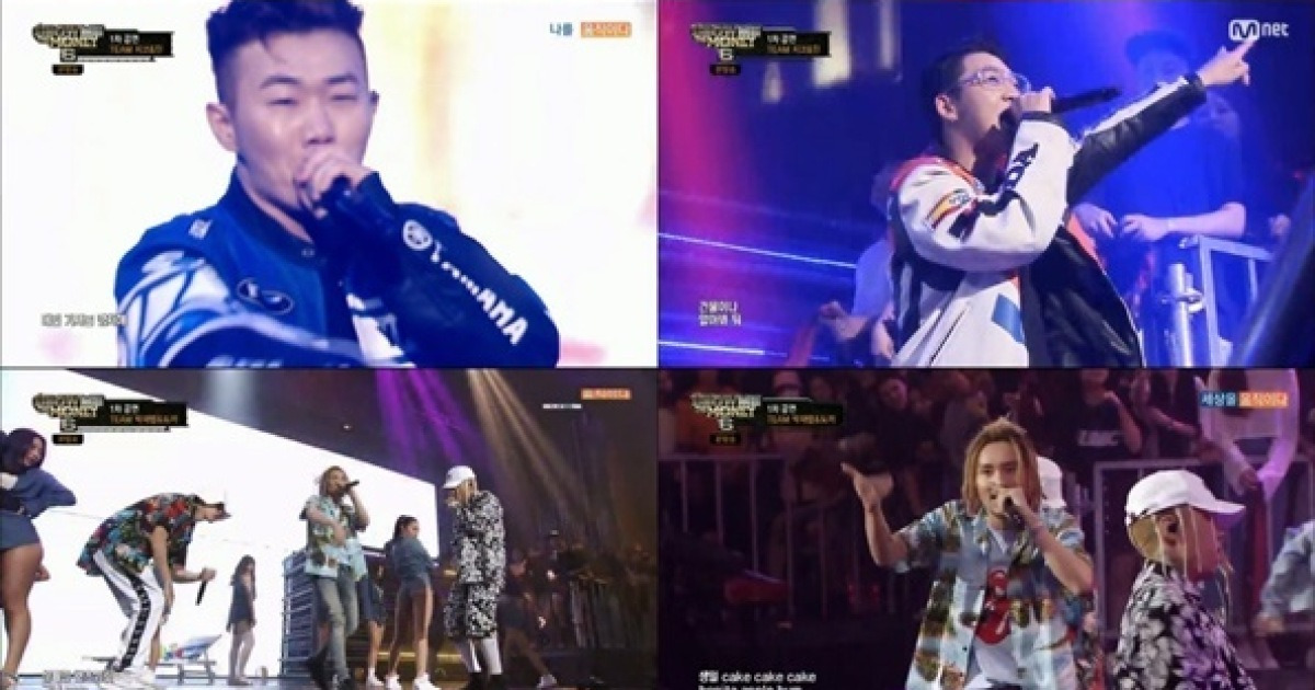 '쇼미더6' 주노플로-넉살-한해-우원재-조우찬-행주 TOP6 진출