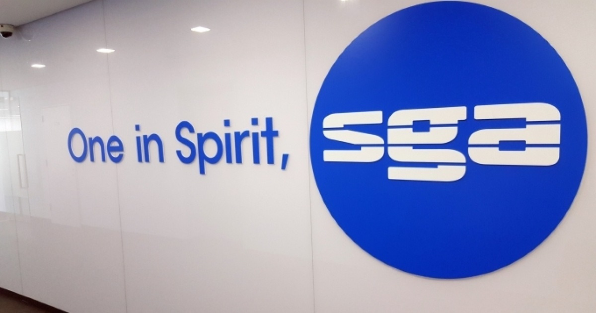 SGA, SGA시스템즈 흡수합병 결정