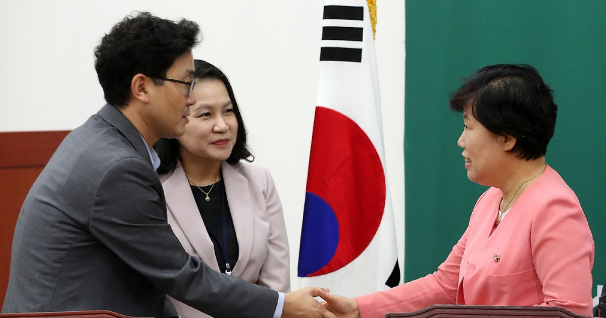 비공개 보고 위해 만난 국민의당-산업통상자원부 통상정책국