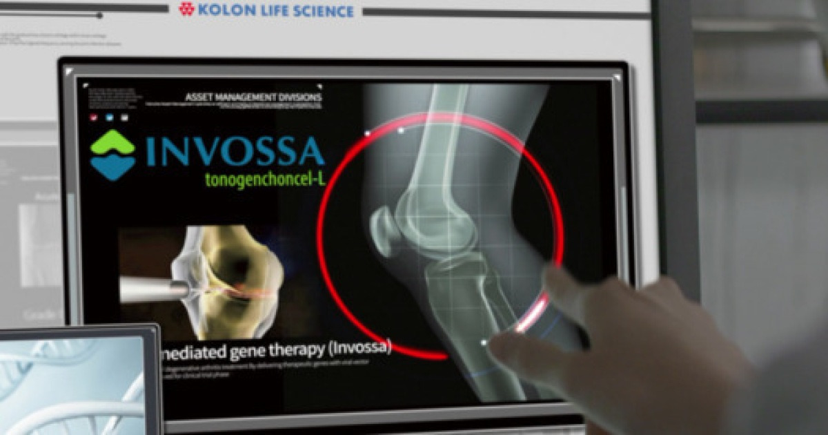 Kolon Life Science launches osteoarthritis drug Invossa in Korea