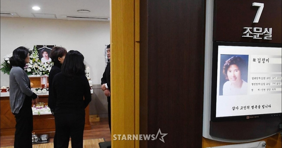 포토]슬픔에 잠긴 이미지 빈소