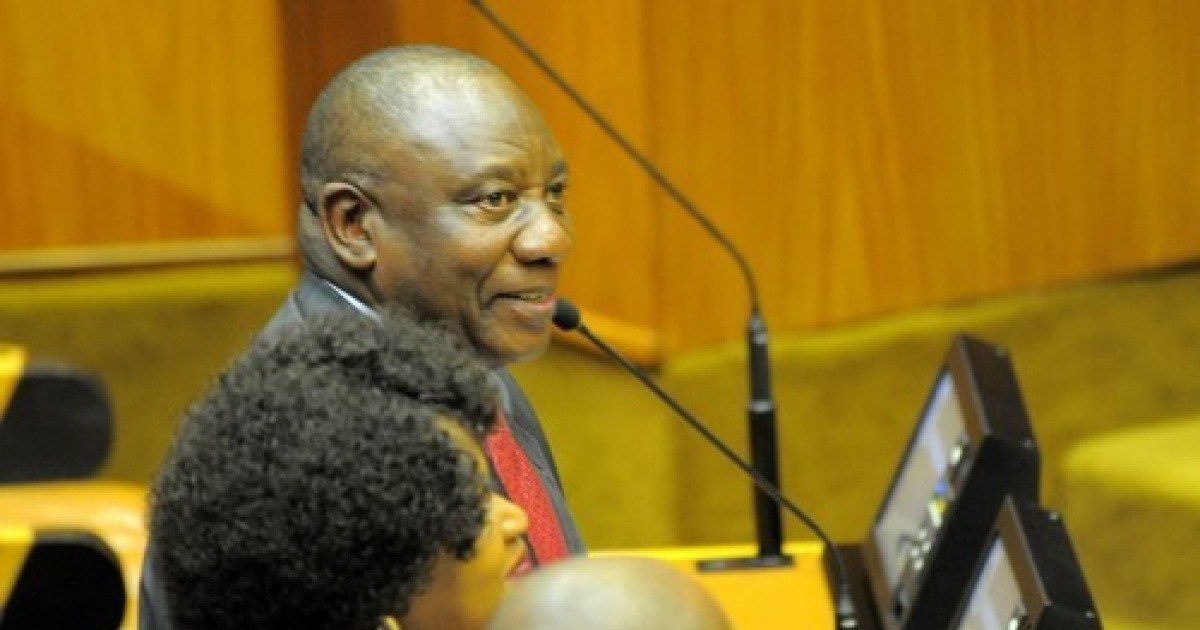 SOUTH AFRICA ACTING PRESIDENT CYRIL RAMAPHOSA