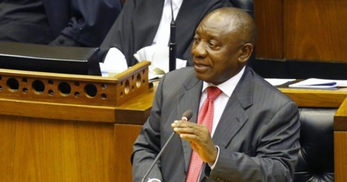 SOUTH AFRICA ACTING PRESIDENT CYRIL RAMAPHOSA