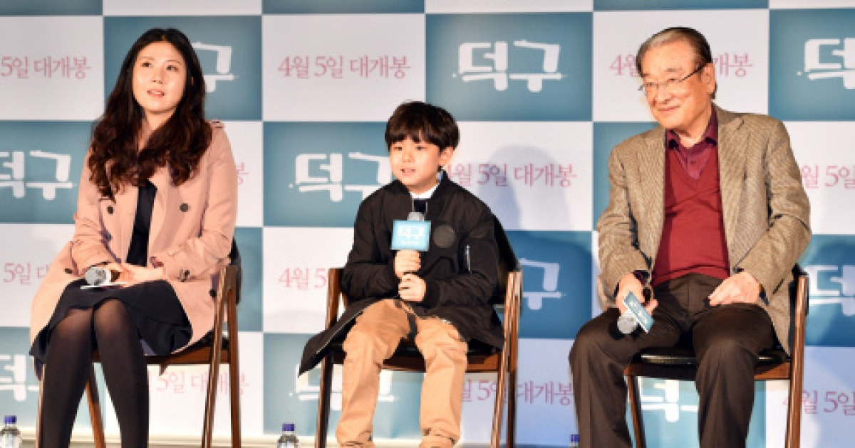 [포토]영화 덕구 이순재, 정지훈, 방수인 감독