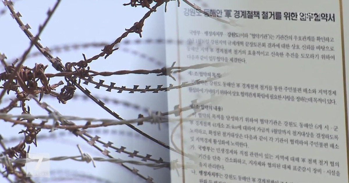 갈 길 먼 동해안 철조망 철거..완전 철거 언제쯤?