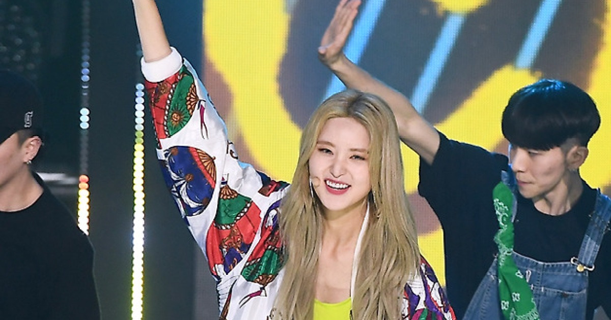 [TD포토] EXID 정화 '행복한 무대'