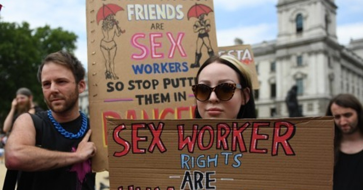 Britain Sex Workers Protest