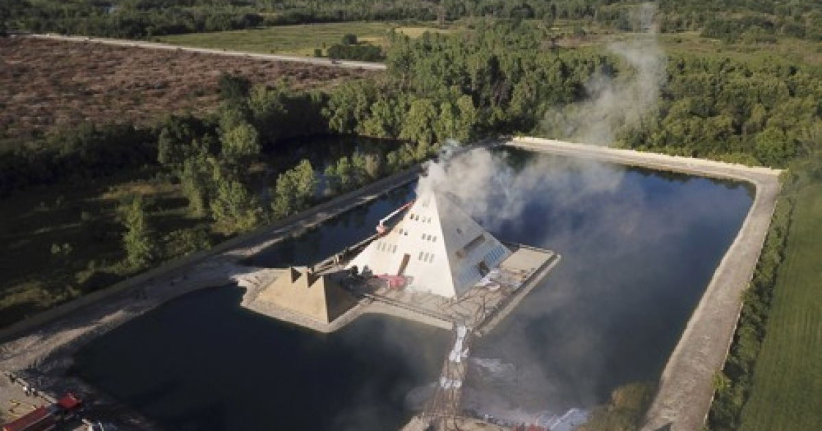 Pyramid House Fire