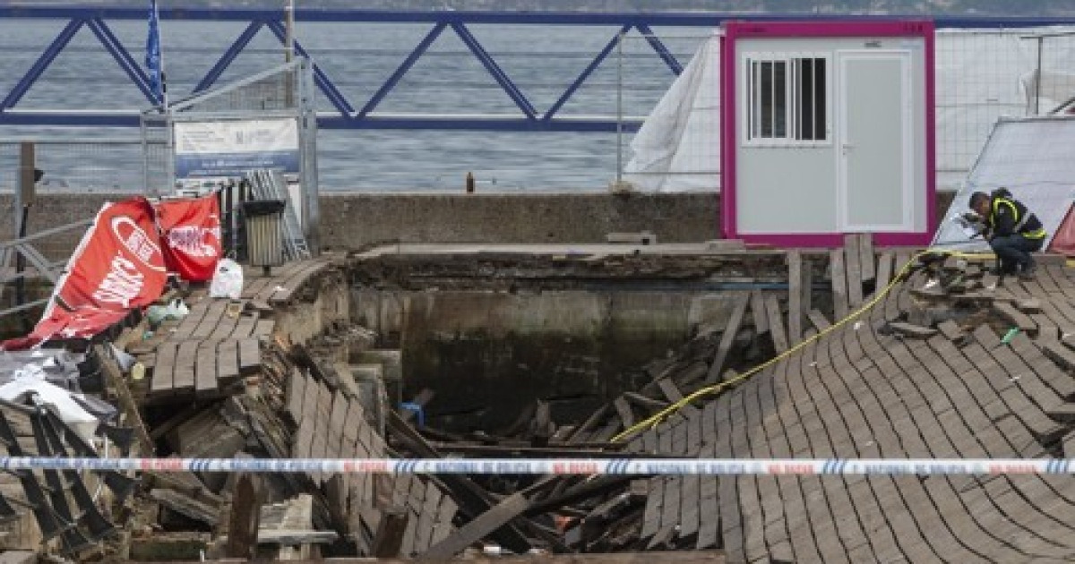 Spain Boardwalk Collapse