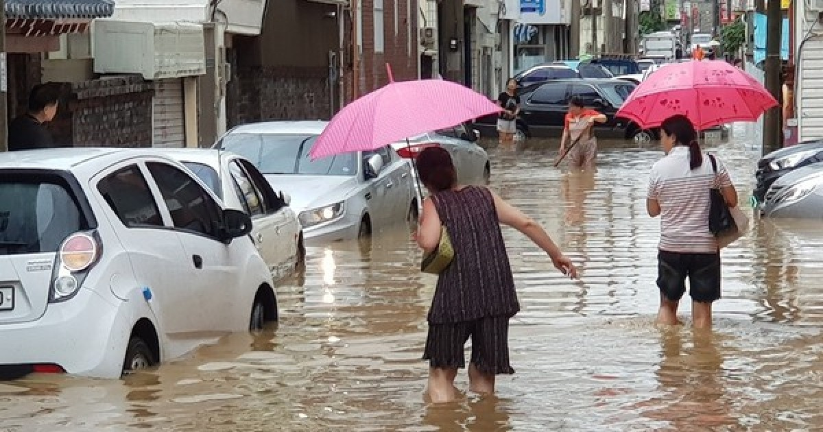 시간당 62mm 폭우..광주·전남 침수 등 피해 잇따라