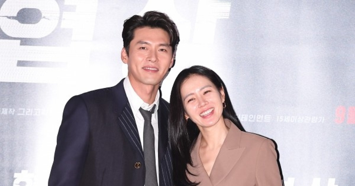 손예진·현빈, 화기애애한 포토타임 (협상 언론시사회)