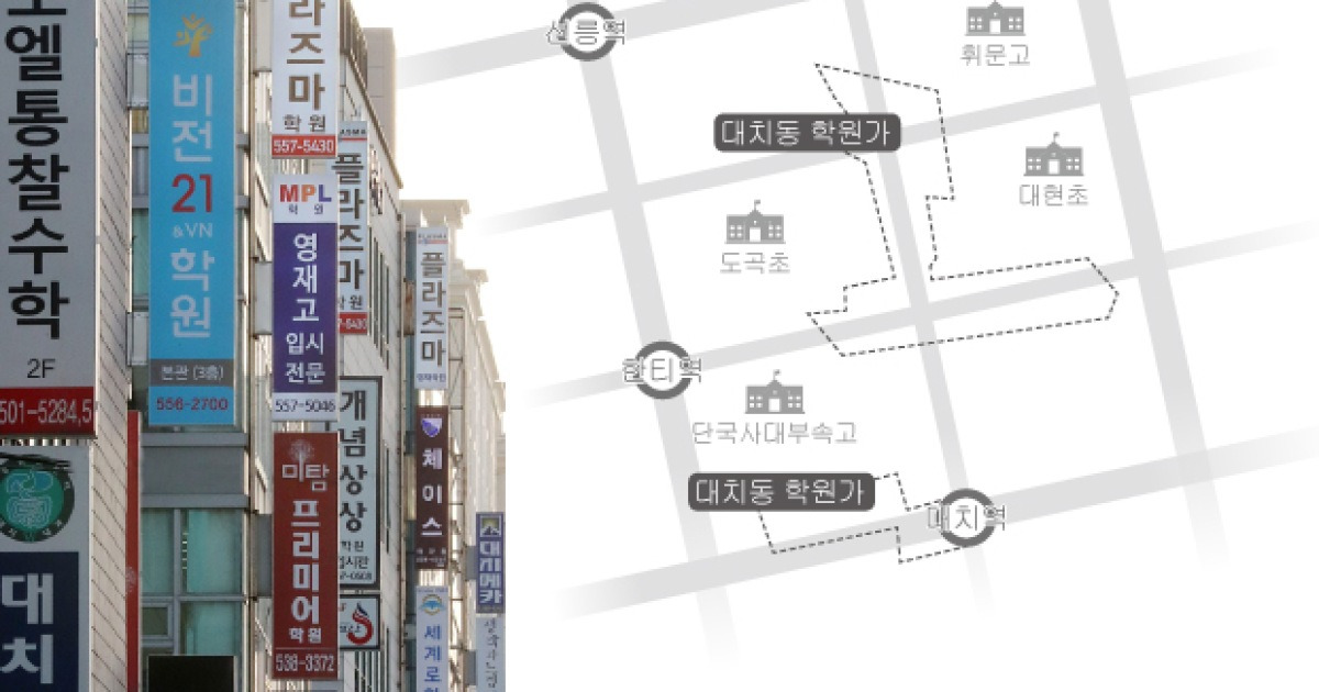 사교육 철옹성 대치동