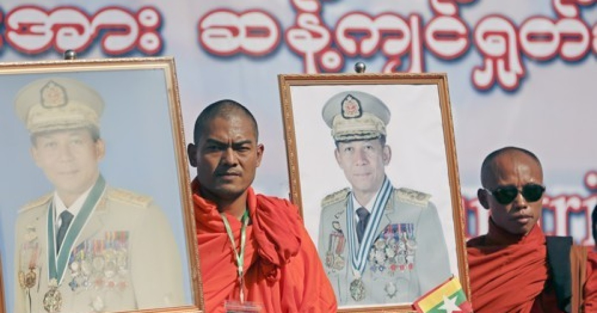 MYANMAR PRO MILITARY RALLY