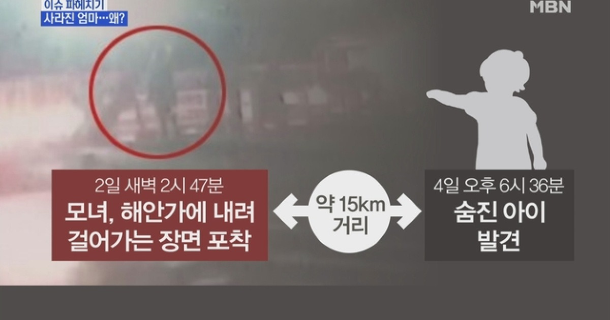MBN 뉴스파이터-3세 여아 엄마, 마지막 행적 CCTV에 포착