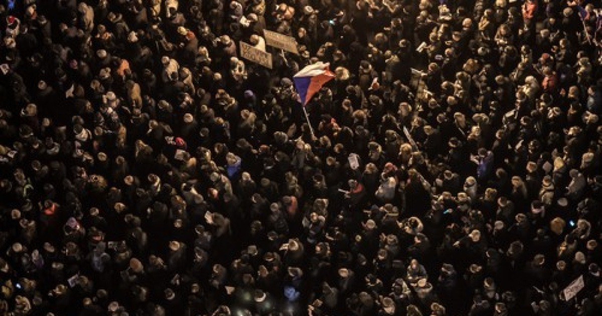 Czech Republic Protest Velvet Revolution 