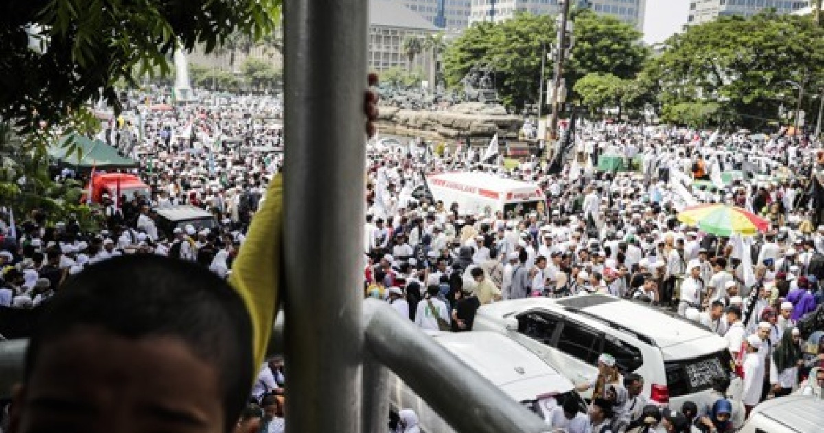 INDONESIA MUSLIMS RALLY