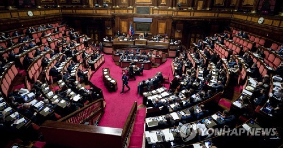 ITALY GOVERNMENT SENATE