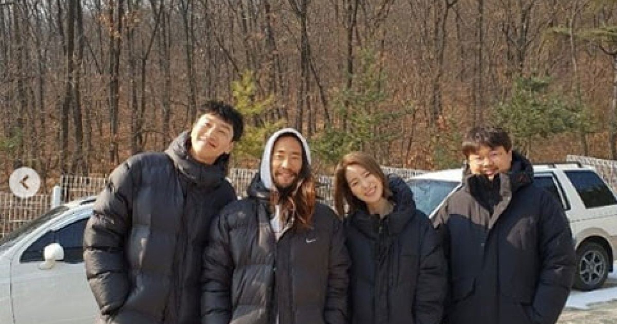 임지연, 영화 '타짜3' 촬영현장 공개..머리 기른 류승범 