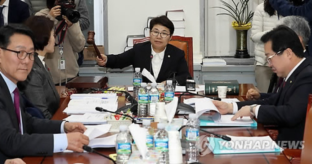 위험의 외주화 방지 '김용균법' 환노위 통과