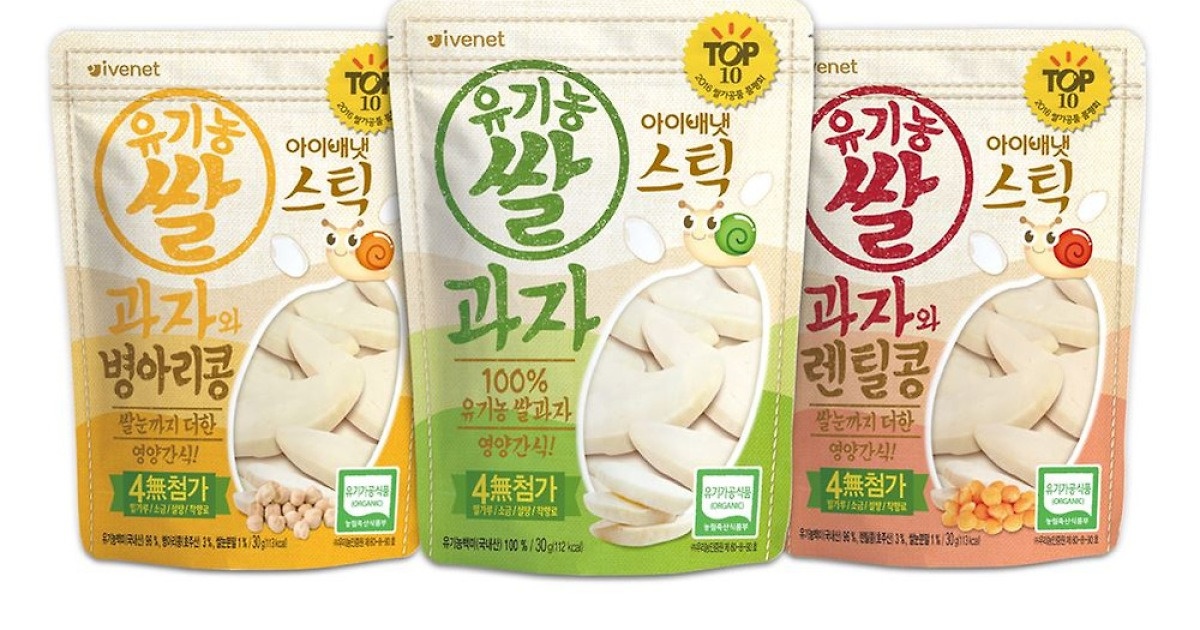 아이배냇 쌀떡뻥, '중국 유기인증'으로 중국맘 사로 잡는다