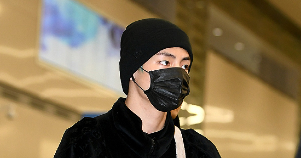 뷔 'BTS가 그래미 참석도 해냈습니다' [MK포토]