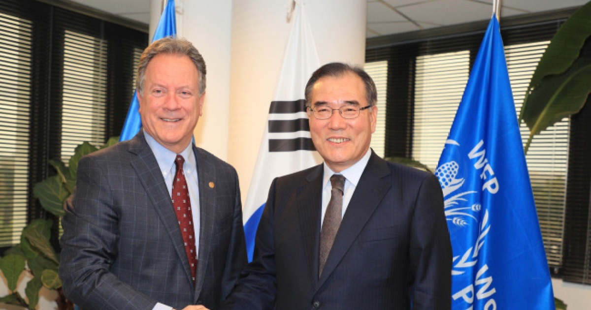 S. Korea recognized by WFP for transforming from recipient to donor