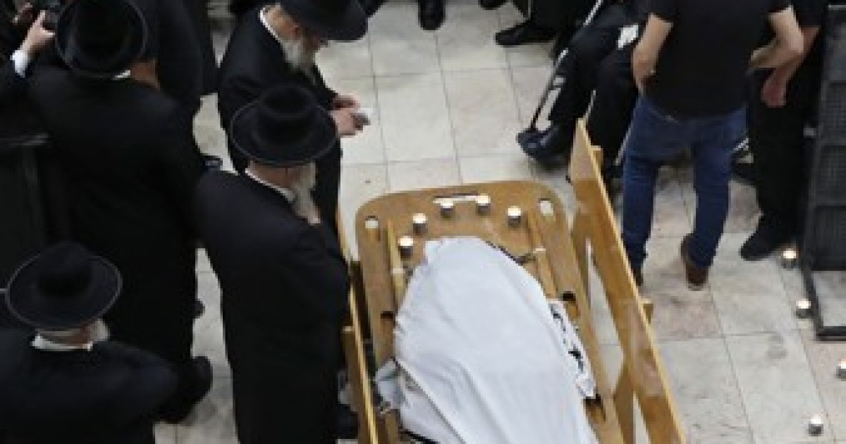 MIDEAST ISRAEL RABBI MENACHEM MENDEL TAUB DEATH