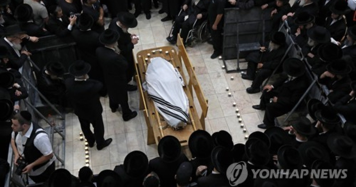 MIDEAST ISRAEL RABBI MENACHEM MENDEL TAUB DEATH