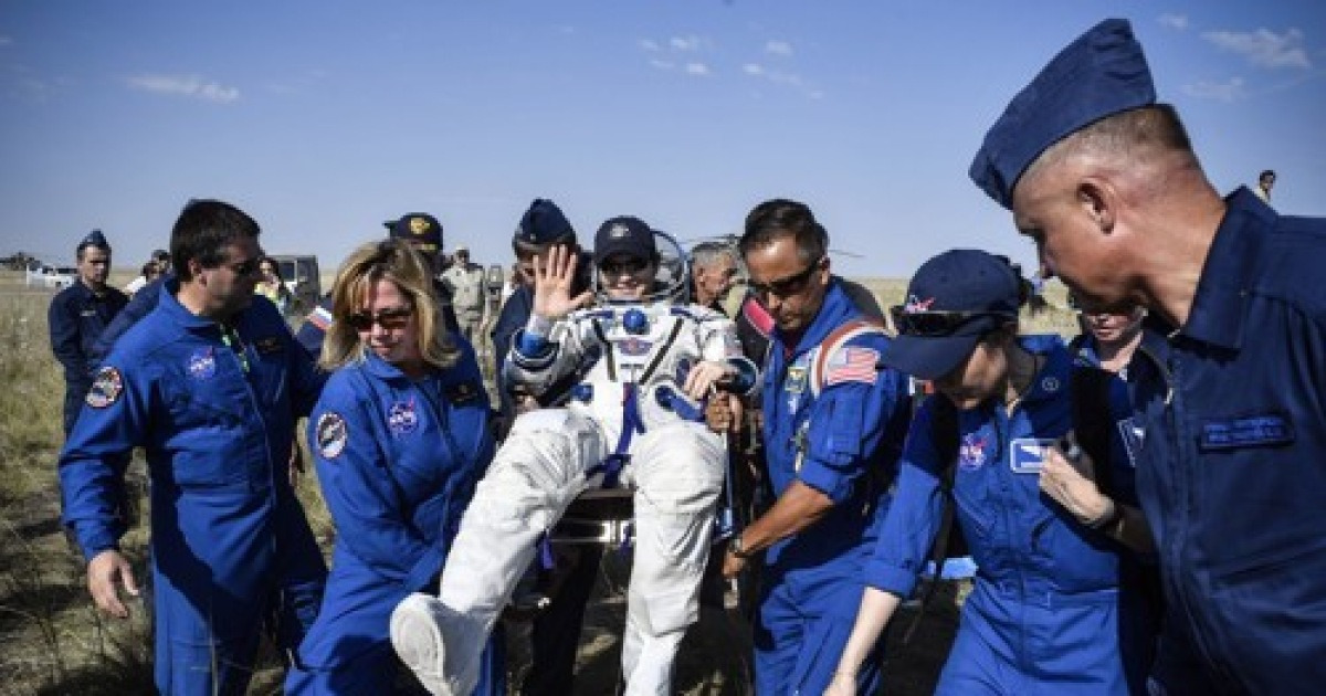 KAZAKHSTAN SPACE ISS LANDING