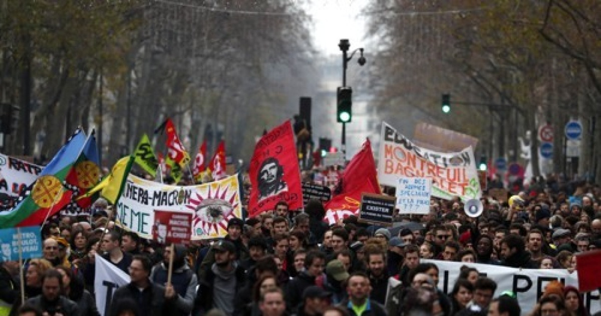 FRANCE GENERAL STRIKE