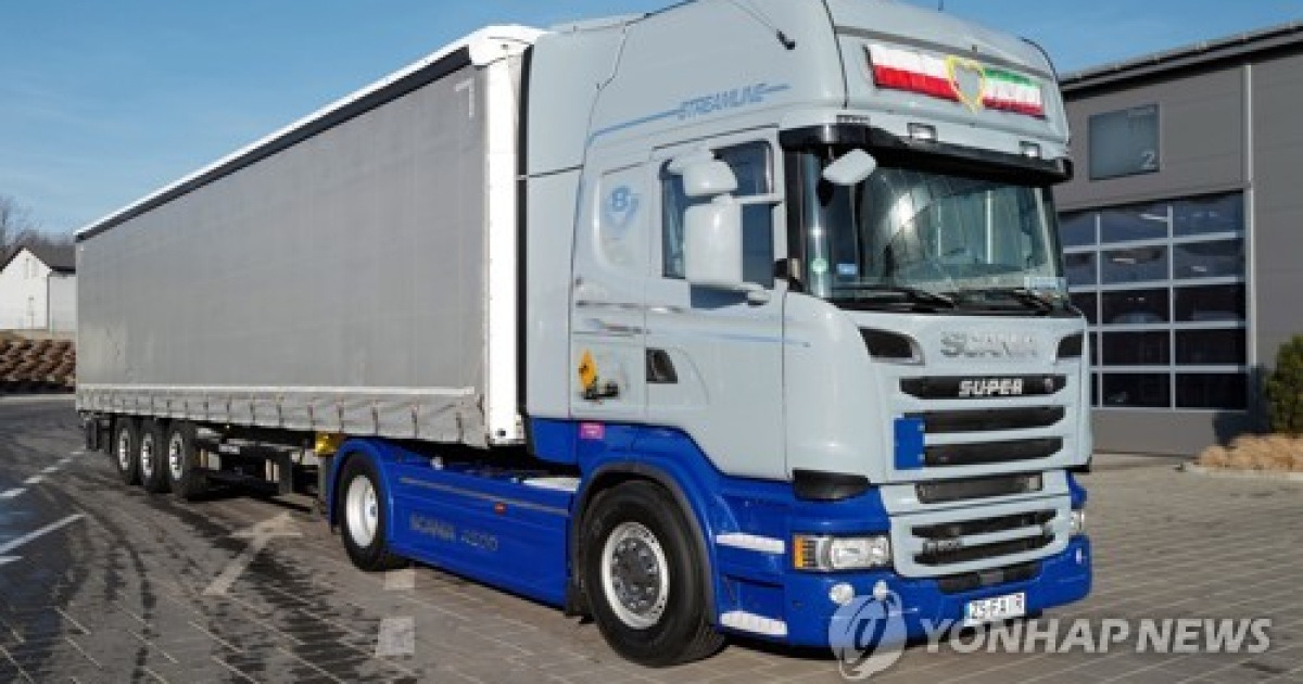 POLAND IRAN NEW TRUCK FOR IRANIAN DRIVER