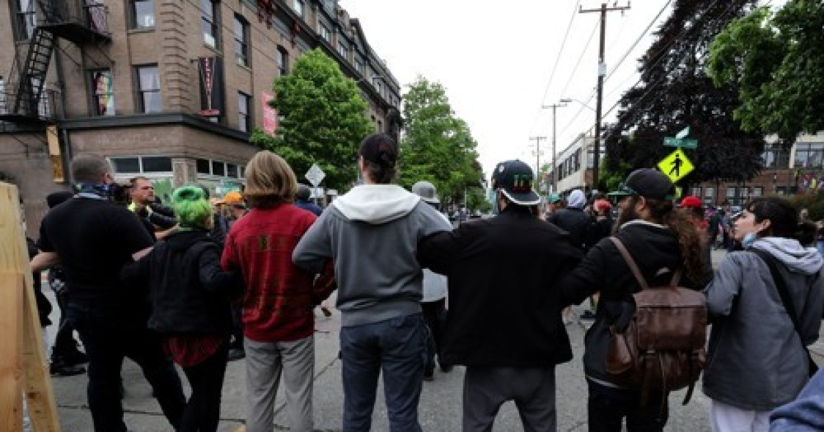 America Protests Seattle