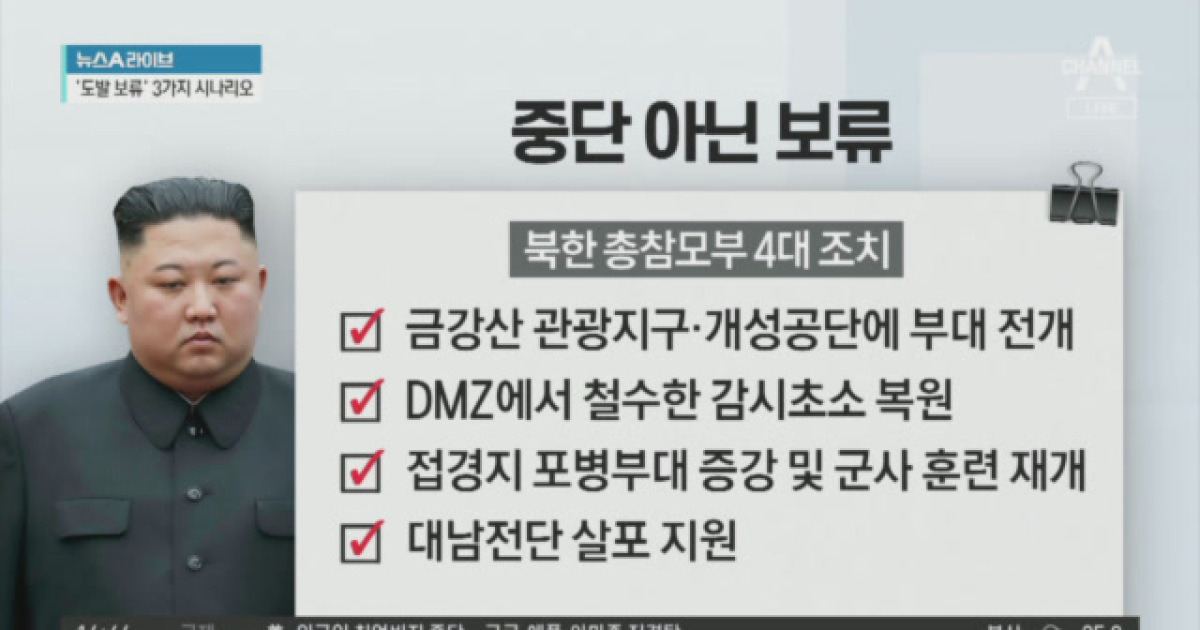 17일 만에 나타난 김정은, 군사행동 '보류' 지시