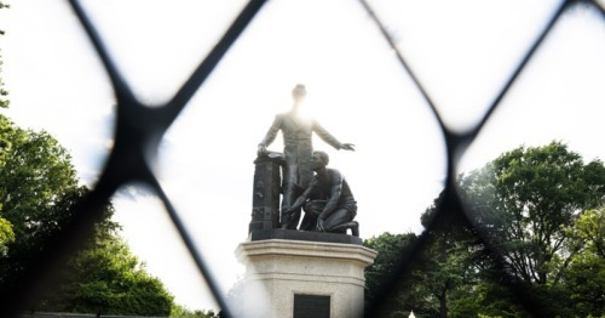 USA PROTESTS LINCOLN STATUE