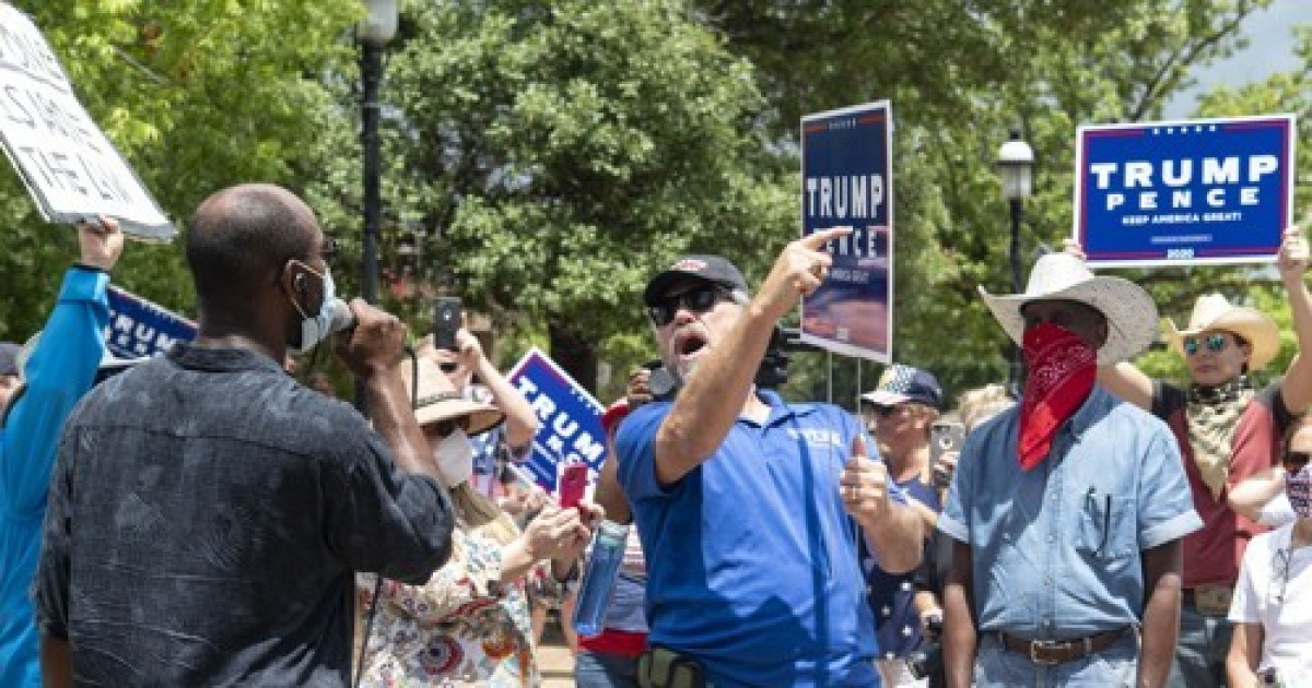 Racial Injustice Texas Protest for Portland
