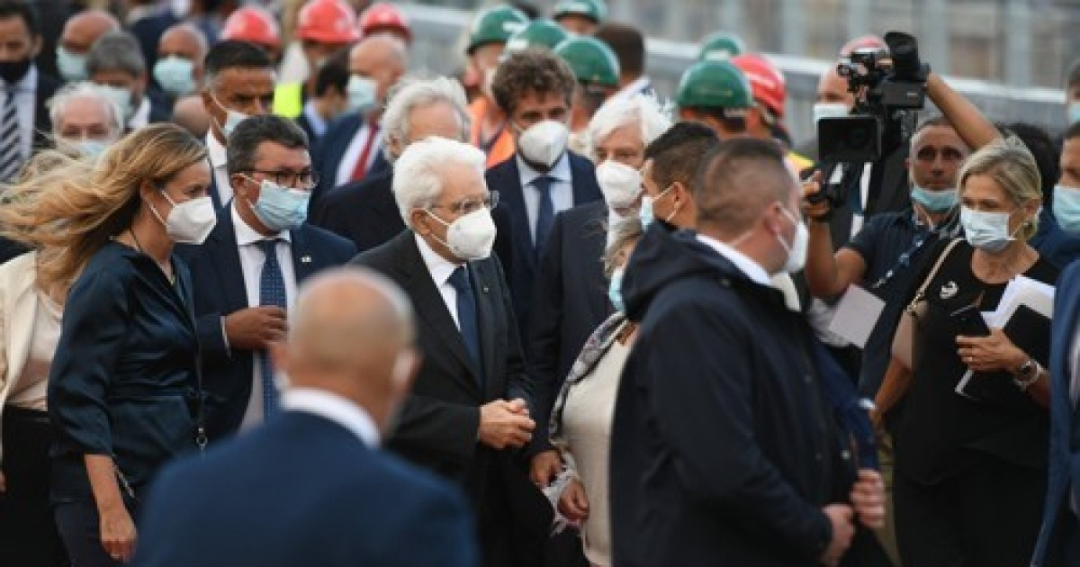 ITALY GENOA BRIDGE INAUGURATION