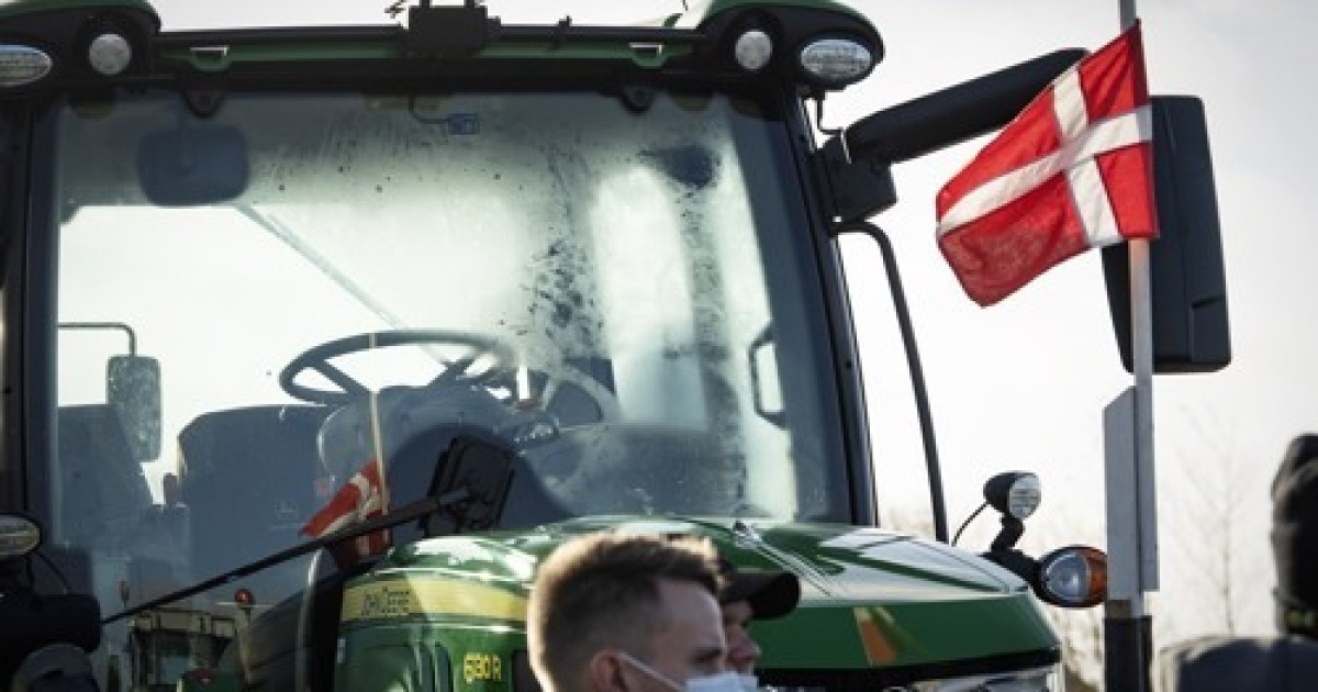 DENMARK MINK FARMERS PROTEST