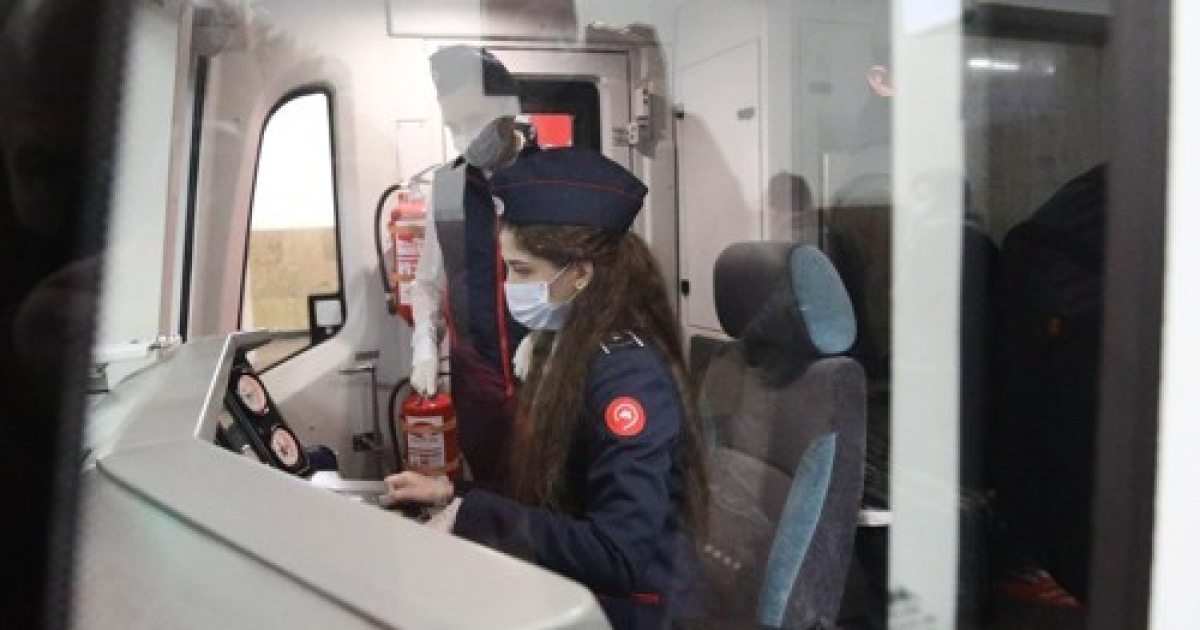 RUSSIA FEMALE SUBWAY TRAIN DRIVERS