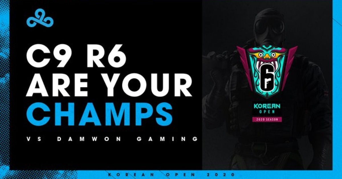 [R6S 코리안 오픈] C9, 담원과 접전 끝 최종 우승..2020 시즌 석권