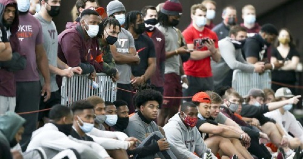 Virginia Tech Pro Day Football