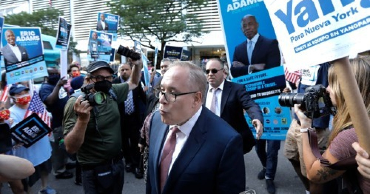 USA ELECTIONS NEW YORK MAYORAL DEBATE