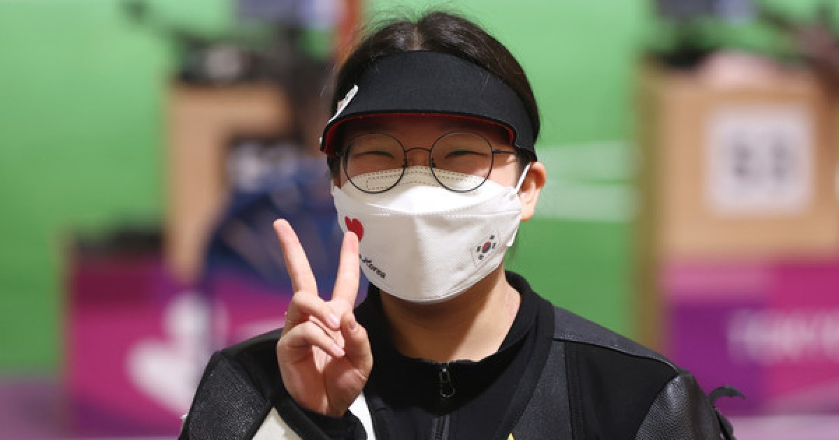 [도쿄올림픽] 공기소총 권은지-남태현 팀, 2라운드 진출